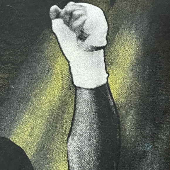 Cassius Clay T Shirt Mens Size Medium M Black Muhammad Ali Boxing Official - Picture 9 of 9